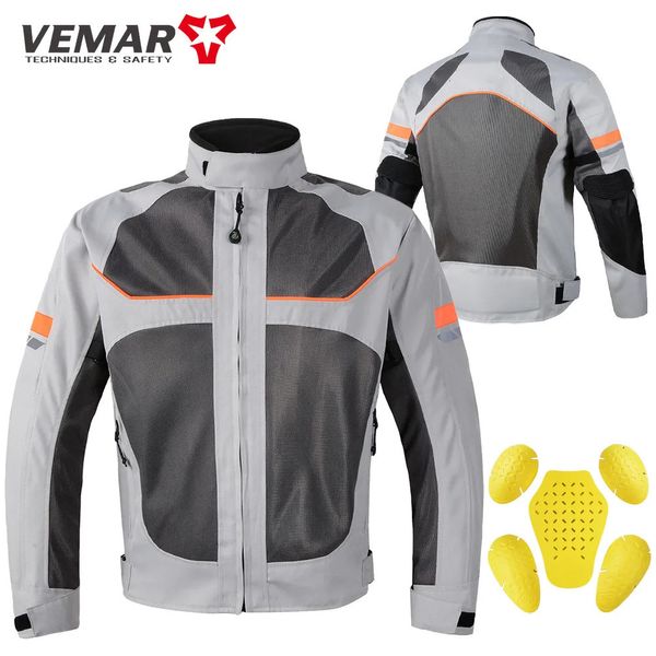 Vestes pour hommes Veste de moto d'été Mesh Oxford Motocross Racing Veste avec équipement de protection Hommes Femmes Moto GP Moto Veste d'équitation 4XL 230928