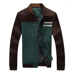 Vestes pour hommes Veste Super douce Manteau Poignet côtelé Amincissant Bas côtelé Contraste tendance Couleur Vêtements d'extérieur Streetwear