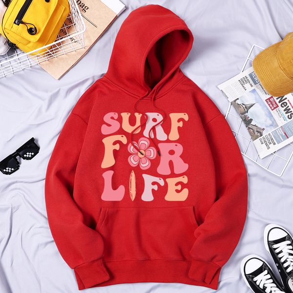 Vestes pour hommes Surf For The Life Imprimer Vêtements Homme Survêtement Designer Confortable Simplicité Qualité Vêtements Mode Graphics Sweatshirts Homme 230707