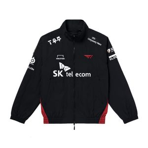 Vestes pour hommes T1 2023 Uniforme officiel de la veste de printemps LCK S13 LOL Legends Jack FAKER et Fan pour femmes portent un haut de mode surdimensionné 230925