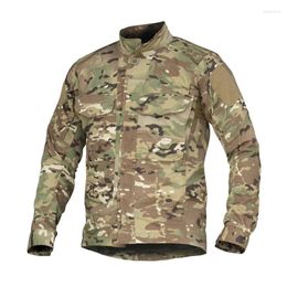 Vestes masculines Mabillement d'entraînement tactique Spring and Automne Termroproping Shirt Leader Wear Ush Veste résistante Top extérieur
