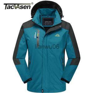 Vestes pour hommes tacvasen printemps extérieur extérieur coquille de randonnée veste de randonnée à capuche masculine couler de randonnée de vent en montagne imperméable