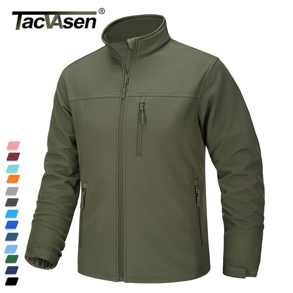 Vestes pour hommes tacvasen étanche en toison étanche doublureuse de vent pour hommes armée militaire vestes de l'armée zipper couches décontractées couches full up up upwear 230811