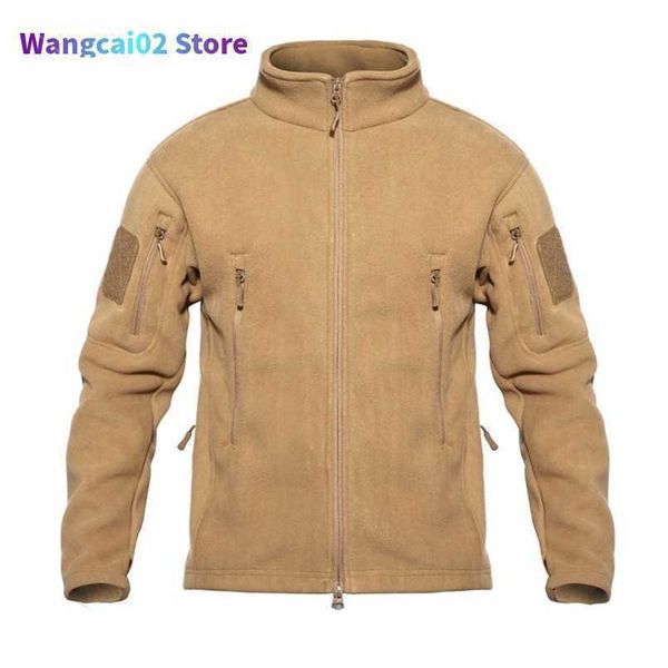 Chaquetas para hombre TAD Chaquetas tácticas de lana cálidas de invierno para hombre, chaquetas militares a prueba de viento gruesas con múltiples bolsillos, abrigo informal con capucha, ropa 022023H