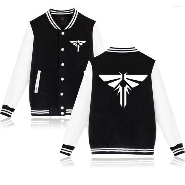 Chaquetas de hombre The Last Of Us Part 2 Varsity Baseball Bomber Jacket Hombres Mujeres Hip Hop Harajuku Streetwear Boys Girls College Coats