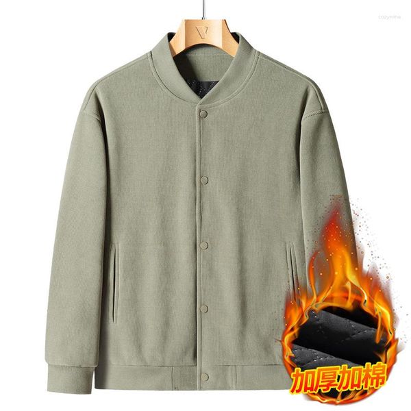 Vestes pour hommes épais vêtements pour hommes mode automne veste de Baseball décontracté ample polyvalent vêtements masculins grande taille 9xl