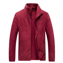 Vestes pour hommes épais polaire polaire veste automne hiver camping en plein air randonnée thermique corail velours manteau femme vêtements d'alpinisme