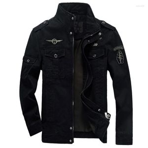 Vestes pour hommes Tooling Flight Jacket Youth Stand-up Collar Top Coat Bomber Men Motorcycle