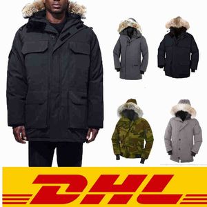 Vestes pour hommes Manteau d'hiver de qualité supérieure avec 100% de vraie fourrure de loup hoold garder au chaud doudoune homme manteaux usine en Chine parka clairQQCX