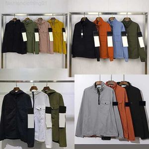 Vestes pour hommes Topstoney Designer Island Armband Washed Half-zip Pullover Tide Stone Top3pvy