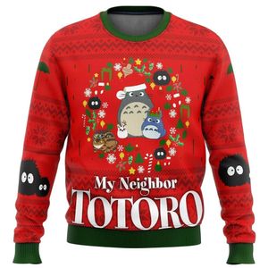 Vestes pour hommes Toto Cadeaux Mon voisin Totoro Pull de Noël laid Cadeau Père Noël Pull Hommes 3D Sweat-shirt et haut Automne et hiver 231107