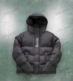 Vestes pour hommes Trapstar Hooded Winter New Down Cotton Jacket High Street Jacket Épaissie Chaud T230329