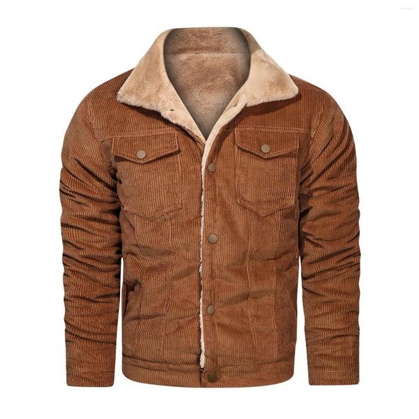 Chaquetas para hombre Gabardina Hombres Largo Gótico Casual Invierno Pana H Chaqueta cálida Doble servicio Big Mens Light