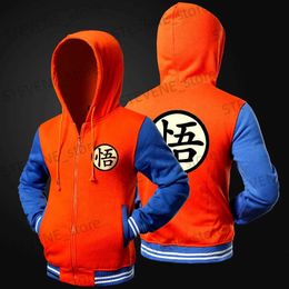 Vestes pour hommes tendance nouveau japonais Anime Varsity veste à capuche 2018 printemps décontracté manteau à capuche avec fermeture éclair sweat veste T240326