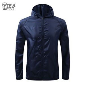 Vestes pour hommes TRVLWEGO Course à pied Camping Randonnée Sport Manteau de pluie Anti-UV Ultraléger Veste imperméable Vélo Vélo Coupe-vent Extérieur Femmes Hommes 221007