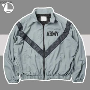 Vestes masculines US Army Retro Veste pour hommes veste à vent de la veste sportive Veste de blocage de couleur