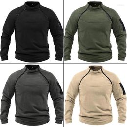 Heren Jassen Us Swat Heren Tactische Outdoor Polar Fleece Jas Jachtkleding Warme Rits Pullover Man Winddichte Jas Thermische Wandelen