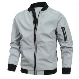 Chaquetas para hombre Varsity Casual Otoño Slim Fit para hombre Abrigos militares Marca Tallas grandes Ropa deportiva Chaqueta bomber