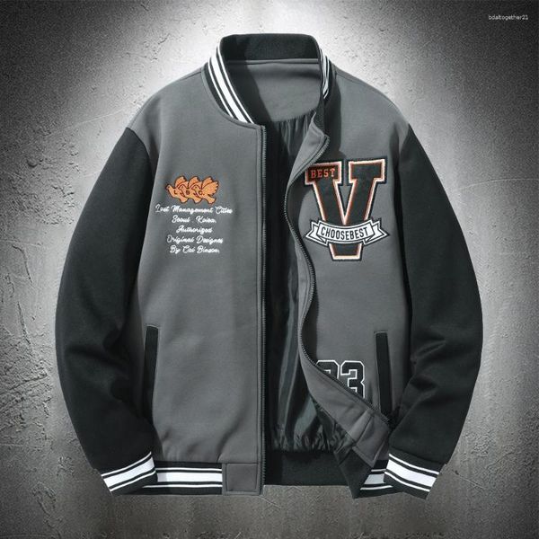 Vestes pour hommes Varsity Jacket Hommes College Manteaux Vêtements de mode 2023 Marque Baseball Youth Bomber Léger