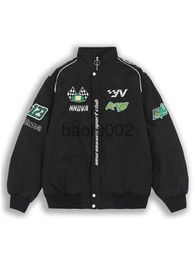 Jaquetas masculinas Vintage Baseball Cyber Y2k Jaqueta básica masculina Racer Jacket Casaco Outono Primavera Roupas para casal Techwear solto BF feminino Outerwear J230724