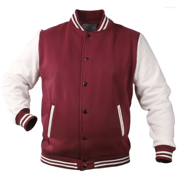 Chaquetas para hombres Chaqueta de béisbol vintage Hombres Mujeres Patchwork Manga larga Rib Manga Campus Estudiante Abrigo Hombre Niños Niñas Jóvenes 2023 Primavera