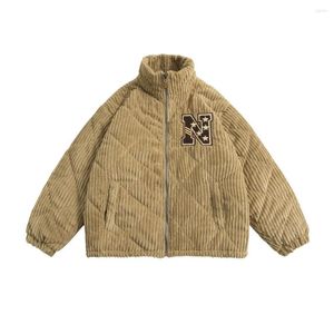 Chaquetas para hombres Vintage Diseñador Chaqueta de pana Hombres Ropa de invierno Mujeres Y2K Streetwear Full Zip Up Coat Moda de algodón 2023