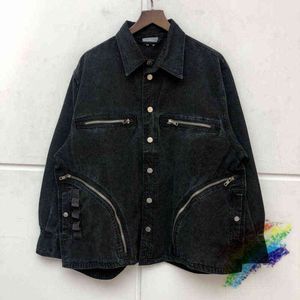 Chaquetas de hombre Wash The Old Jeans Jacket Hombres Mujeres Mejor calidad Tela pesada Unisex Chaquetas de mezclilla Coat T220914