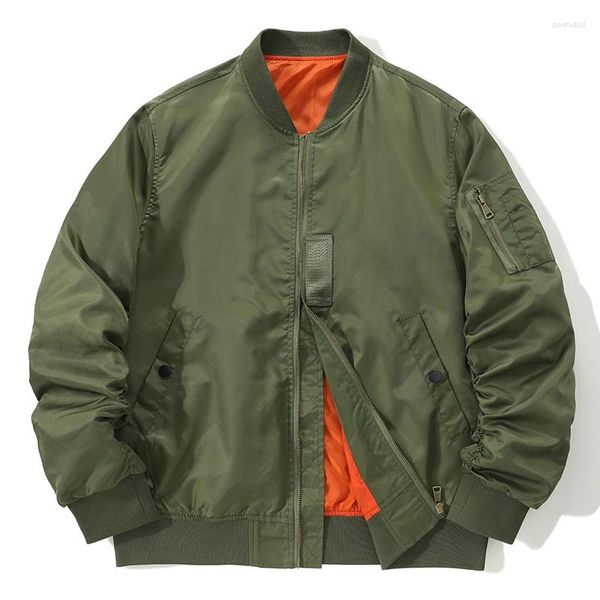 Chaquetas para hombres Venta al por mayor Chaqueta de vuelo al aire libre Hombre Uniforme de béisbol Estilo Moda Impermeable Tallas grandes Bomber -JK-06