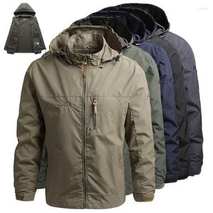 Chaquetas cortavientos para hombre, abrigos informales, Parkas militares tácticas del ejército, impermeables, ropa de calle 3xl para invierno