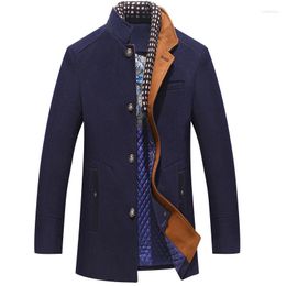 Jacketas para hombres Invierno de lana de otoño Autumn Coat