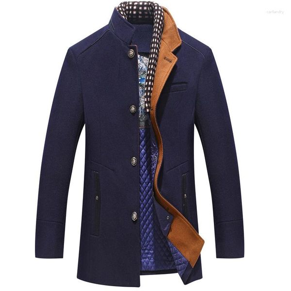 Jacketas para hombres Invierno de lana de otoño Autumn Coat