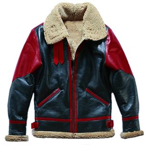 Vestes pour hommes hiver éclaté simple fourrure intégrée manteau épais imitation cuir velours veste de contraste européenne et américaine 230217