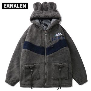 Heren Jackets Winter Down Parka Heren Harajuku Vintage Boyfriend Style Cartoon Anime Winddichte verwarming Jacket Warm Dikke jas Dames Y2K 230821