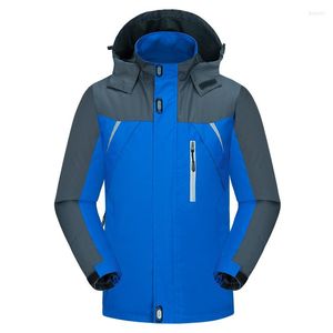 Herenjacks Winterjas Men Waterdichte winddichte mode Hooded en jassen voor mannelijke wandeling Klimmen bovenkleding Merkkleding M-4XL