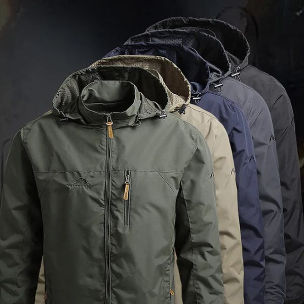 Chaquetas para hombres Chaquetas de invierno para hombres Cazadoras Abrigos casuales Chaquetas militares tácticas del ejército Parkas impermeables Ropa para hombres Ropa de calle 5XL 231009