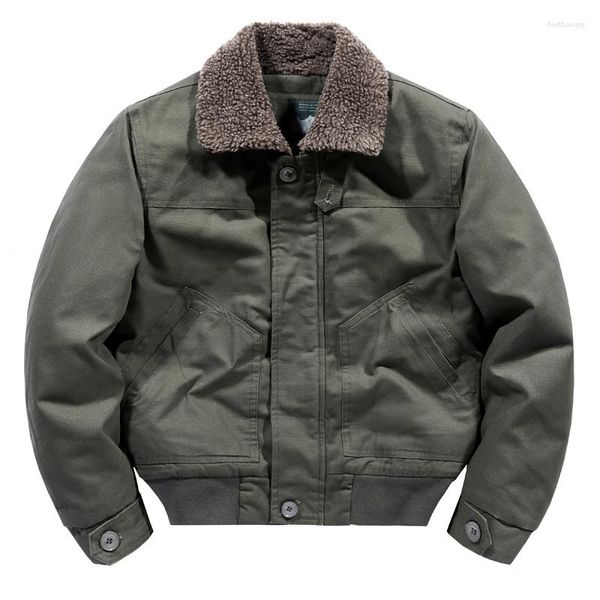 Chaquetas para hombre, abrigo de cordero de invierno, Top de moda 2023, chaqueta gruesa de terciopelo de talla grande, Parka Vintage, ropa para hombre