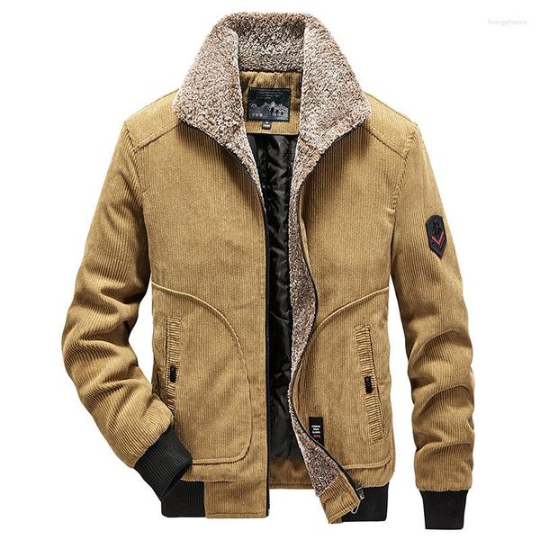 Chaquetas de invierno para hombre, Parka con cuello de piel para hombre, abrigo grueso y cálido, abrigo informal de alta calidad para hombre, ropa de terciopelo del ejército para hombre, ropa de talla grande 6XL