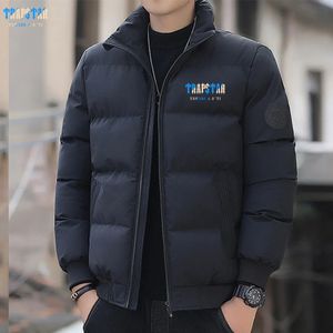 Vestes pour hommes hiver veste rembourrée épaissie grande taille décontracté mode jeunesse col debout manteau court 231011