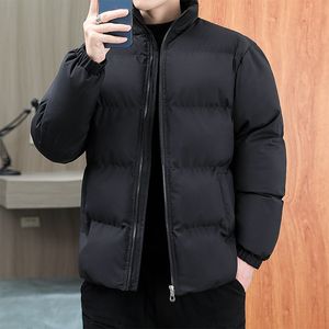 Vestes pour hommes Hiver Solide Veste Hommes Fluffy Puffer Veste Mode Streetwear Épaissir Mâle Coton Vêtements Chaud Mâle Manteau Doudoune 221007