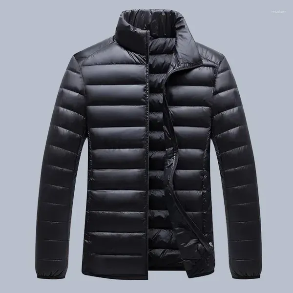 Vestes pour hommes hiver printemps hommes doudoune chaud col montant grande taille 10XL 8XL manteau de sport surdimensionné vêtements d'extérieur bleu marine 54 60