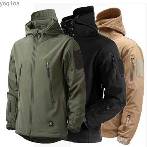 Heren Jackets Wool Autumn Militair Mens Jacket Waterdicht Vissen Hunting Hiking Camping Climbing Winter Tracking Suite Jacket Hot Autumn S-5XLL2404