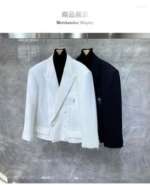 Vestes pour hommes WZ08239 Mode Manteaux pour hommes 2023 Piste de luxe Design européen Vêtements de style de fête