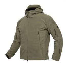 Herenjacks Zipper Up Army Tactical Jas