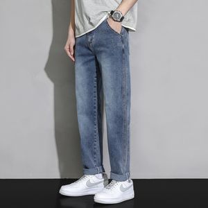 Jeans homme Vintage Wash Tube droit mode pantalon ample homme pantalon Haren homme