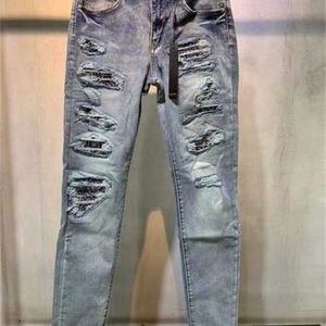 Jeans pour hommes 2021 Mens Designer Distressed Ripped Biker Slim Fit Moto Denim pour Hommes Top Qualité Mode Jean Mans Pantalon Pour Hommes Realdkap