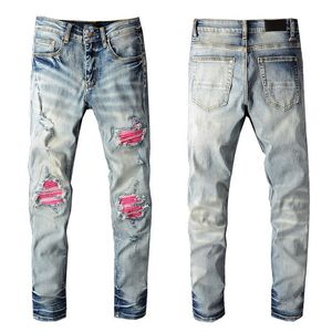 Jeans para hombres 2022 Jeans para hombre Diseñador de invierno Nueva llegada Jean S Estilo europeo High Street Contaminación Pantalones Moda Pantalones clásicos Top Quality274Q