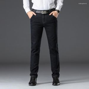Jeans pour hommes 2023 Business Denim Mens Slim Fit Plus Size Big And Tall Men Pants 42 44 46