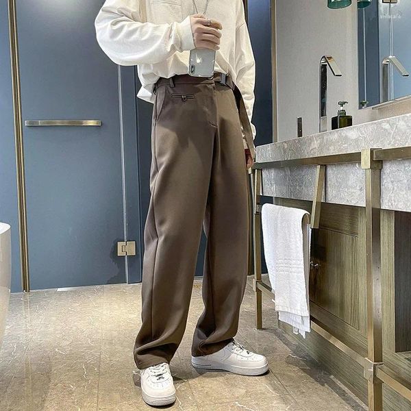 Jeans masculin 2023 ins printemps usure pantalon décontracté édition coréenne plancher tendance balayant de petits costumes