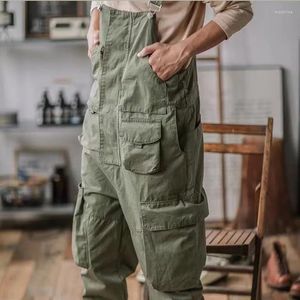 Jeans para hombres 2023 Monos casuales sueltos Ropa de trabajo Mono de alta calidad Pantalones de gran tamaño rectos Temporadas Pantalones holgados de longitud completa Hombres Damas