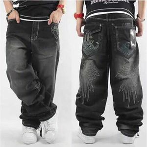 Hommes Jeans 2023 Hommes Baggy Jeans Hommes Jambe Large Denim Pantalon Hip Hop Nouvelle Mode Broderie Skateboarder Jeans Livraison Gratuite cholyl Z0315